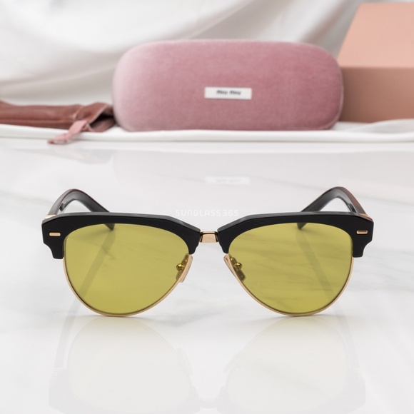 NWT Miu Miu MU 09ZS-1AB07O Sunglasses - Picture 5 of 10